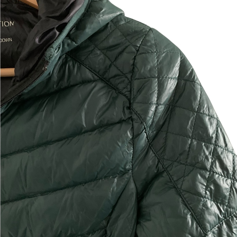 Bcbgeneration Green Puffer Jacket With Quilted De… - image 4